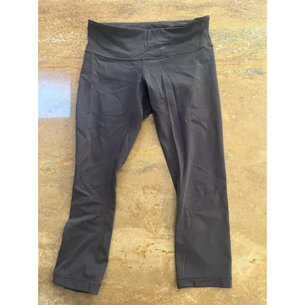 Lululemon Leggings Size 6 Women Gray Gym Running Yoga Comfortable